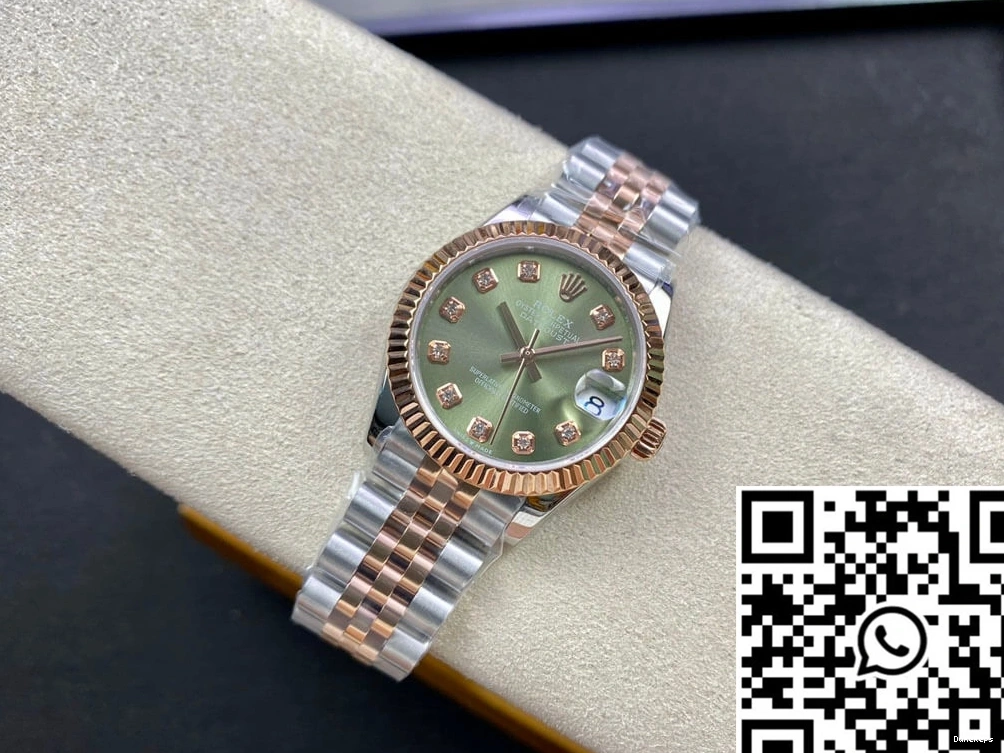 31MM Factory EW Dial Rolex Green Datejust 0909
